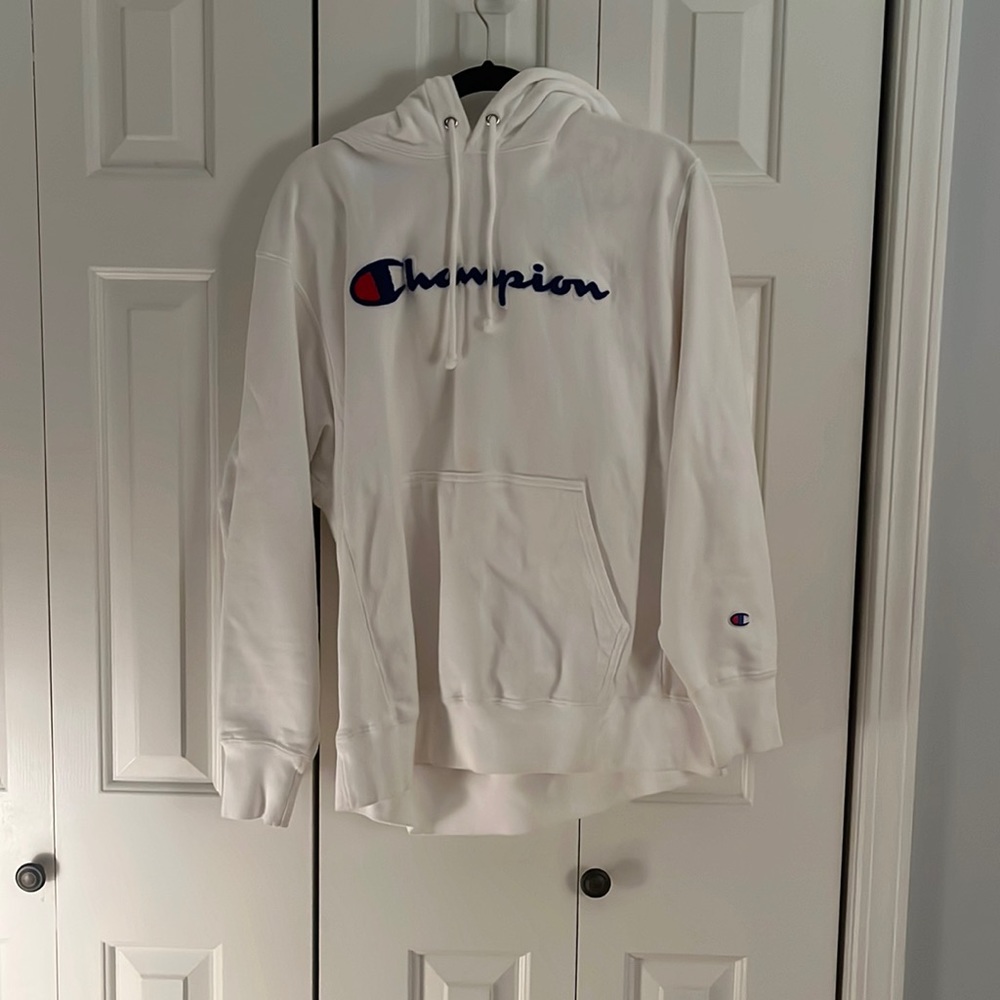 White champion hoodie!
